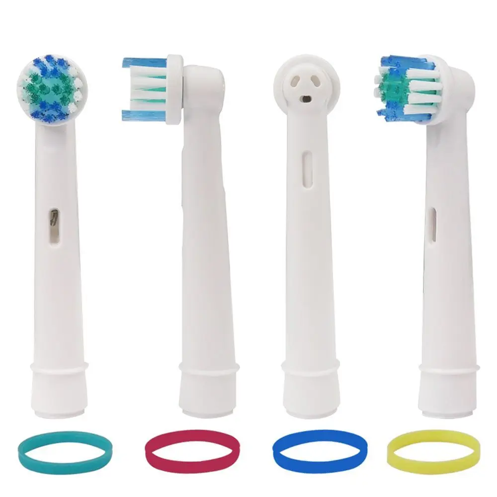 

4pcs/Set Soft-bristled Universal Sensitive Oral Hygiene Extra Toothbrushs Head Nozzles Replacement BrushHead for Teeth Clean