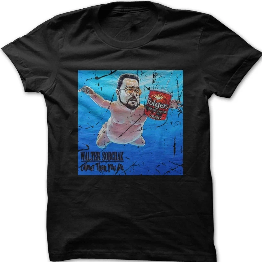 The BIg Lebowski Dude Walter Sobchak Waltvana خمر تي شيرت مطبوع الصيف الرجال والنساء فضفاضة وتنفس تي شيرت