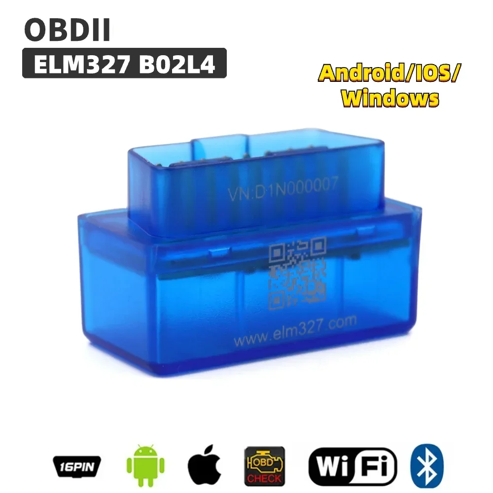 

ELM327 B02L4 Mini V2.1 Bluetooth OBD Bluetooth Car Malfunction Detector OBD2 Car Diagnostic Tool For Android/IOS/Windows