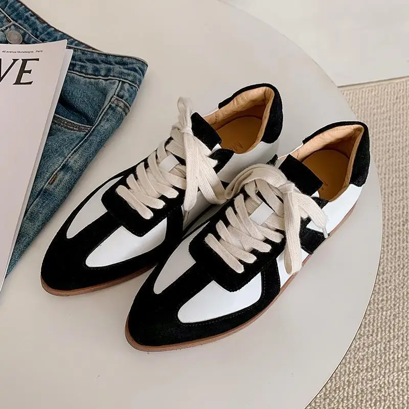 Retro Casual Shoes Pointed Flat Shoes 2024 Spring New Single Shoe Women