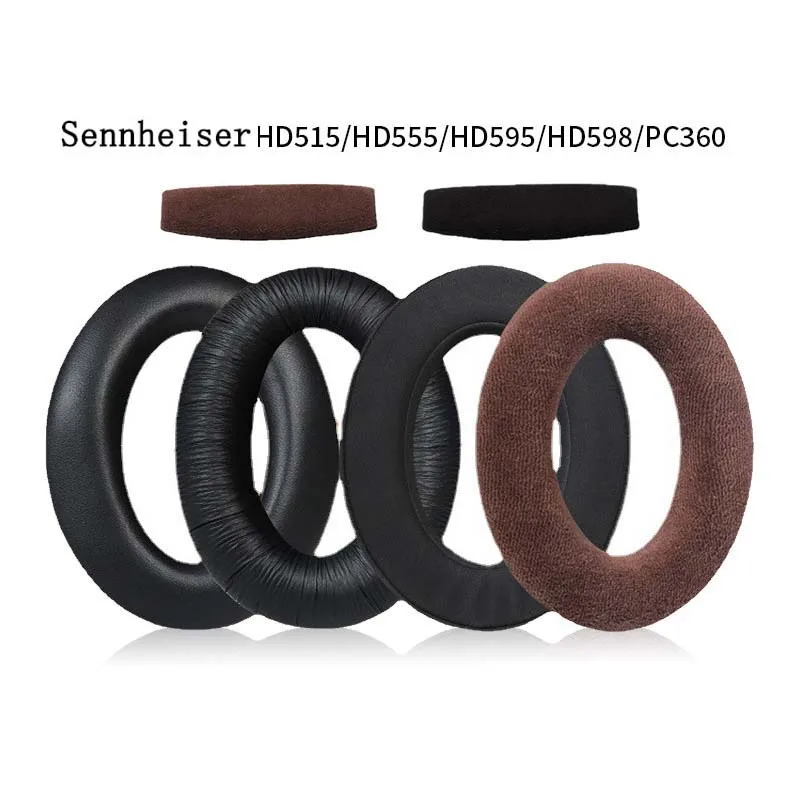 

Replacement Ear Pads Headband Cushion Pad for Sennheiser HD598 CS HD599 569 559 Headphones