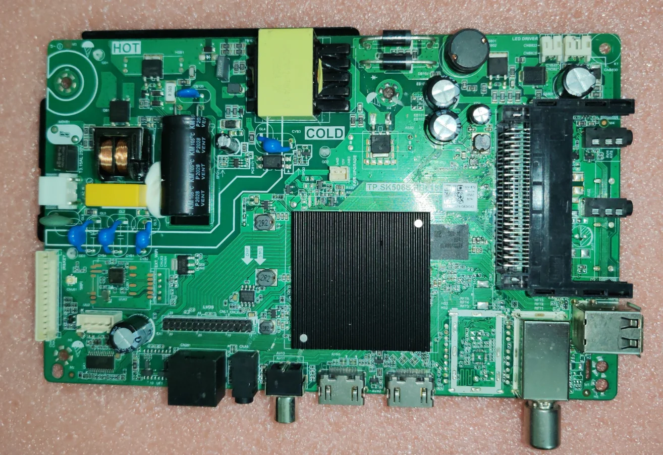 Free shipping! TP.SK506S.PB818 Three in one TV motherboard tested well   48W 30--87v   280ma