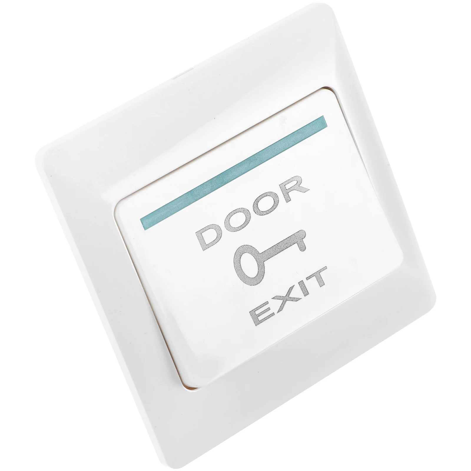 

Doorbell Wall Plate Cover with Push to Exit Button Panel for Door Access Control Sturdy Outdoor Indoor Use for Offices Libraries