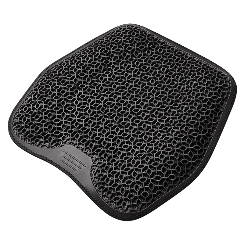 Car Seat Cushion Accessories Elastic Gel Summer Car Gel Seat Cushion Honeycomb Design Gel Cushion Breathable Thread Seat Pad
