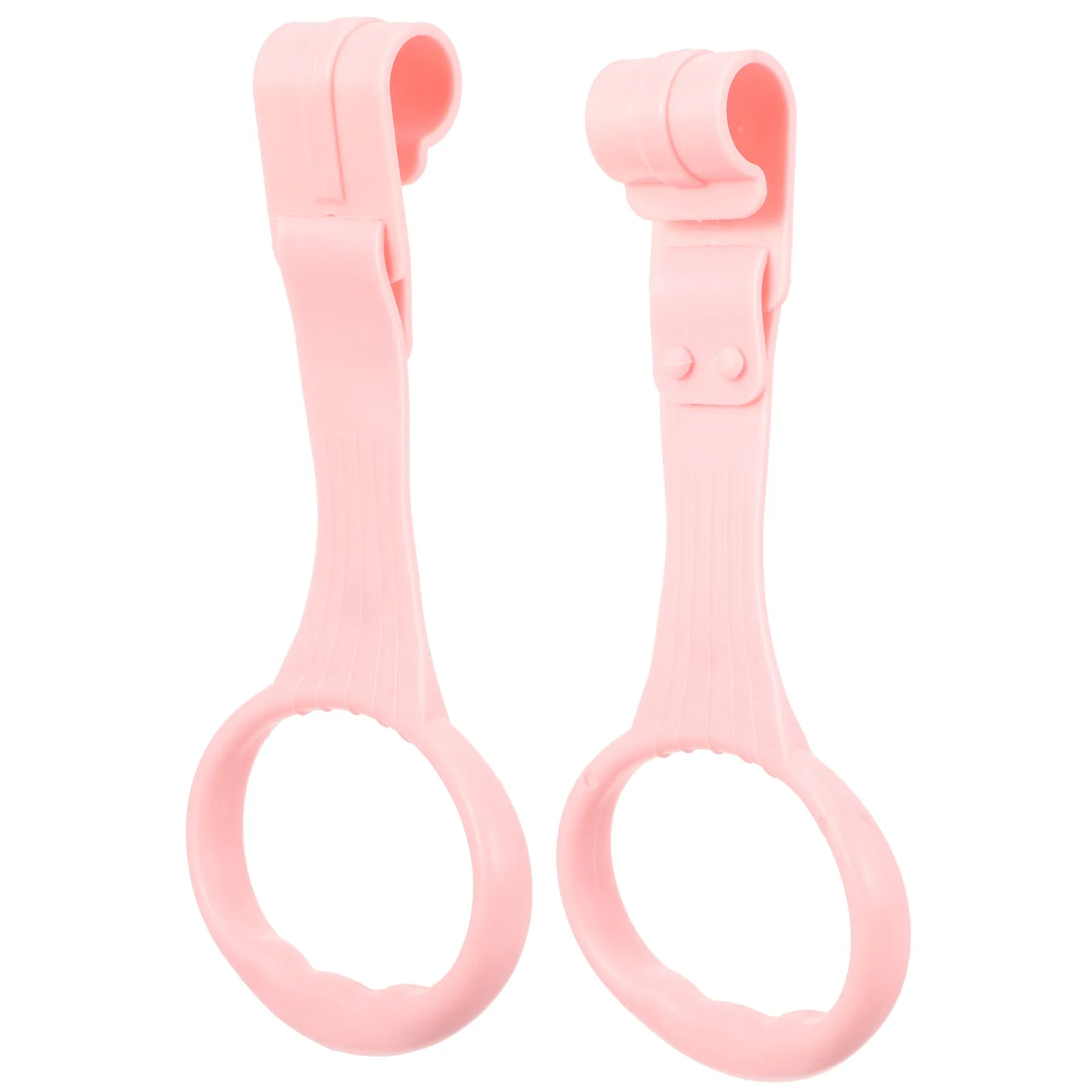 

1Pair Baby Bed Stand Rings Crib Hanging Pull Rings Infant Safety Ring Lightweight Kids Walking Assistant Baby Crib Pull Ring