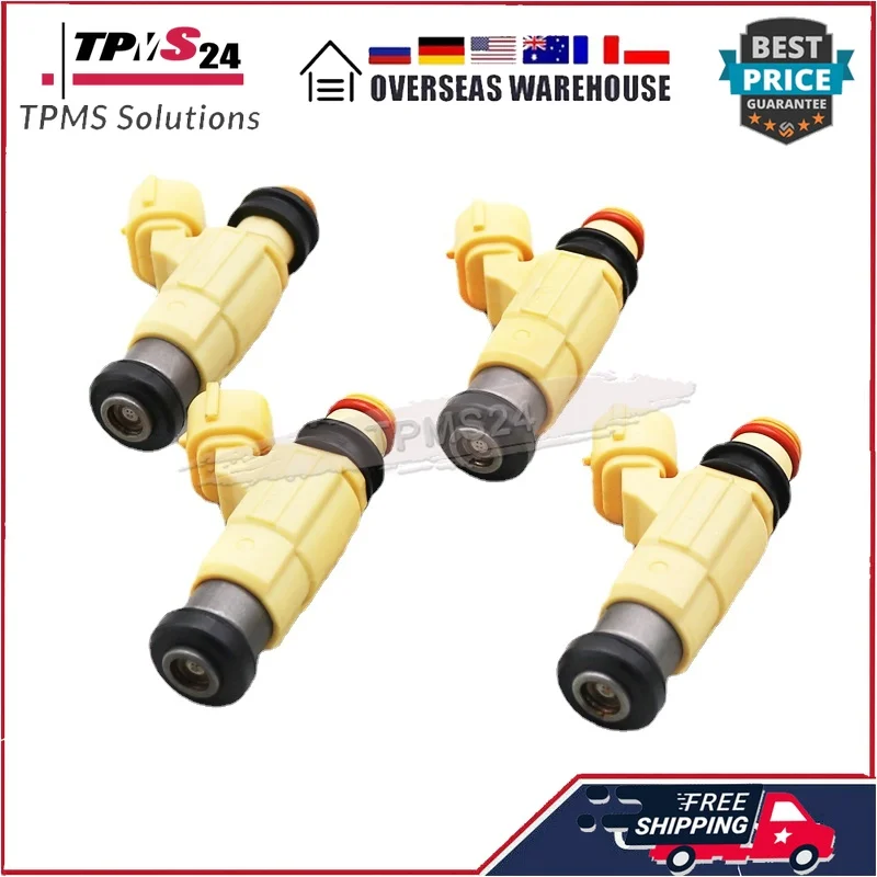 CDH240 4PCS Fuel Injector For Chrysler Sebring Dodge Stratus Mitsubishi Eclipse Galant Lancer