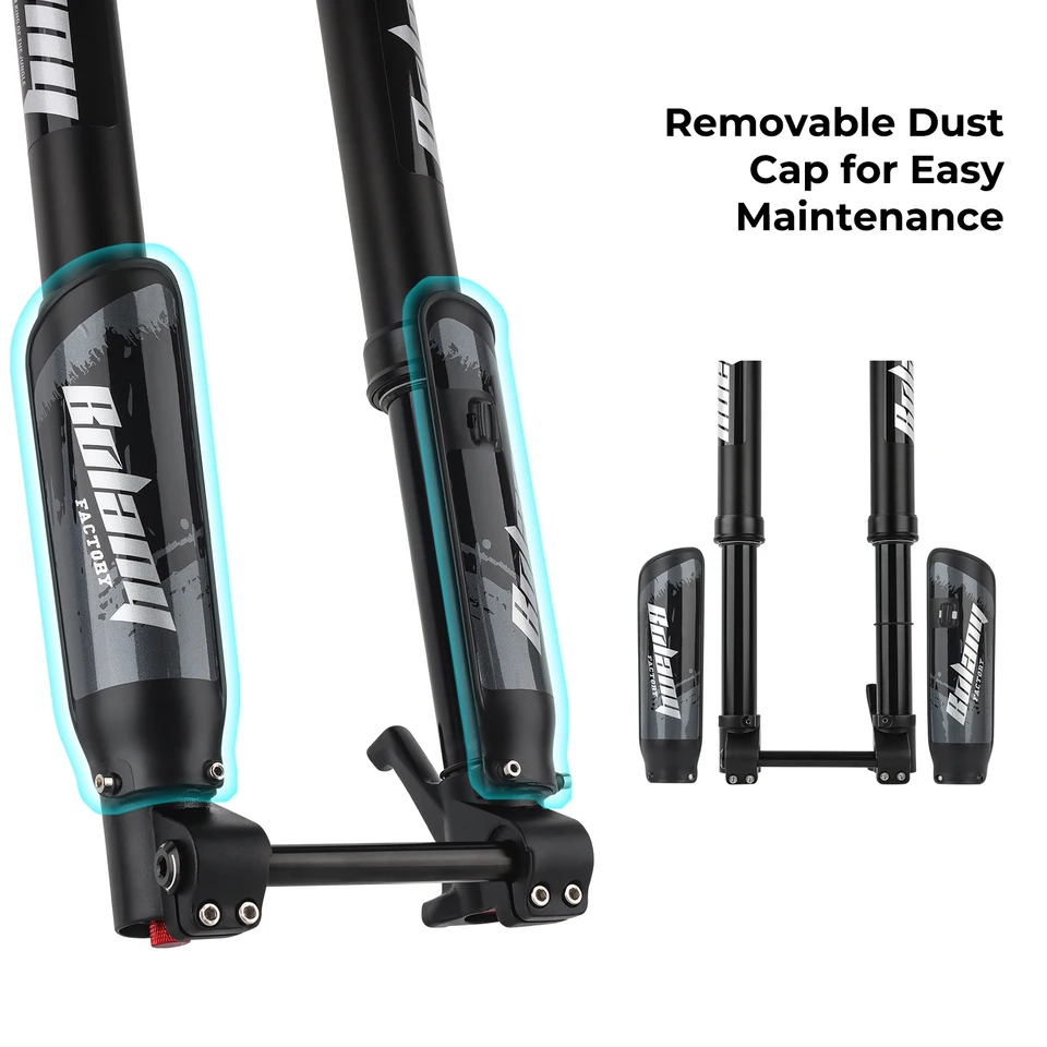 BOLANY 29インチ エアサスペンション マウンテンバイクフォーク 160mm