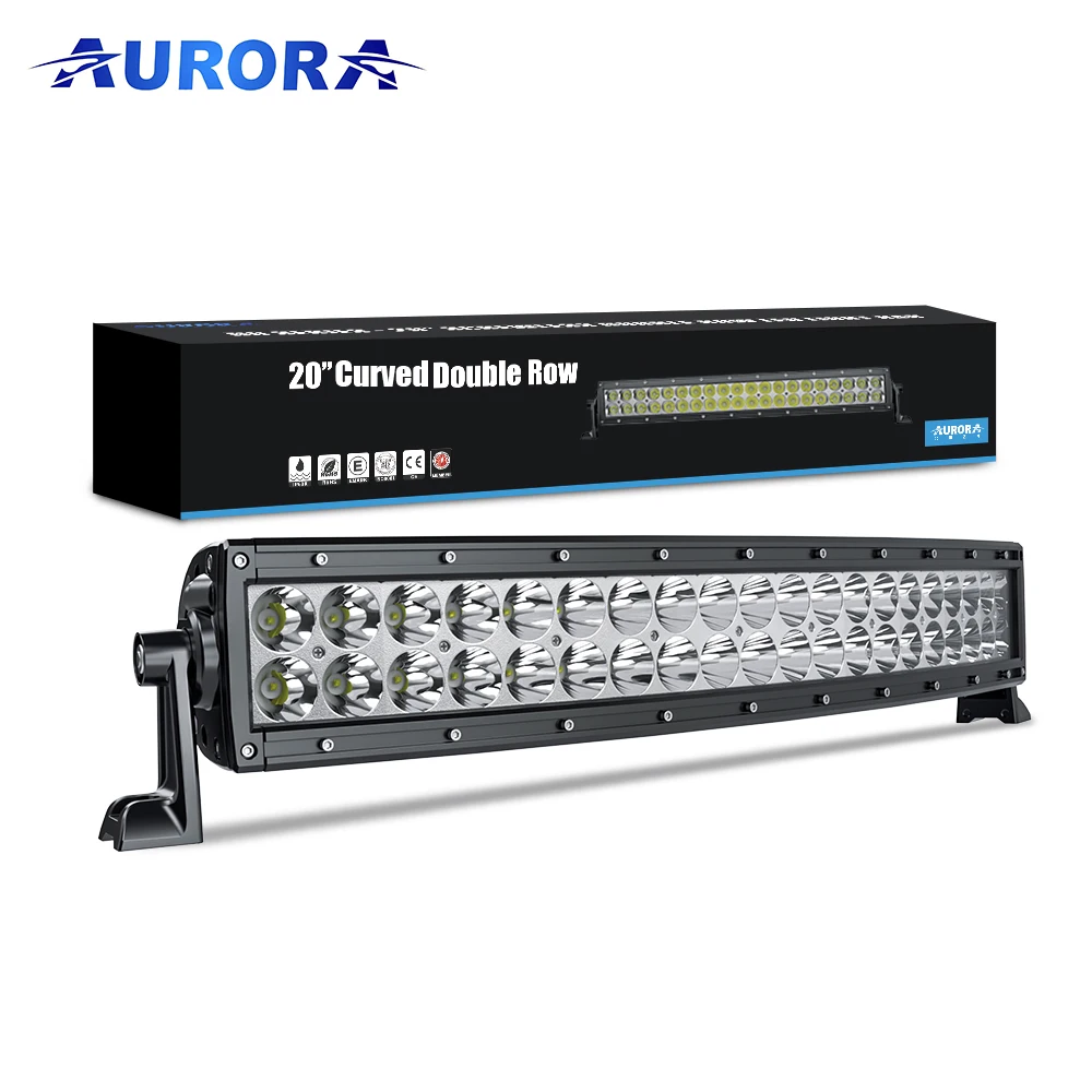 

ATV&UTVSuper Slim LED Light bar 300W 400W 500W Combo Waterproof Curved LED Light Bar for Trucks