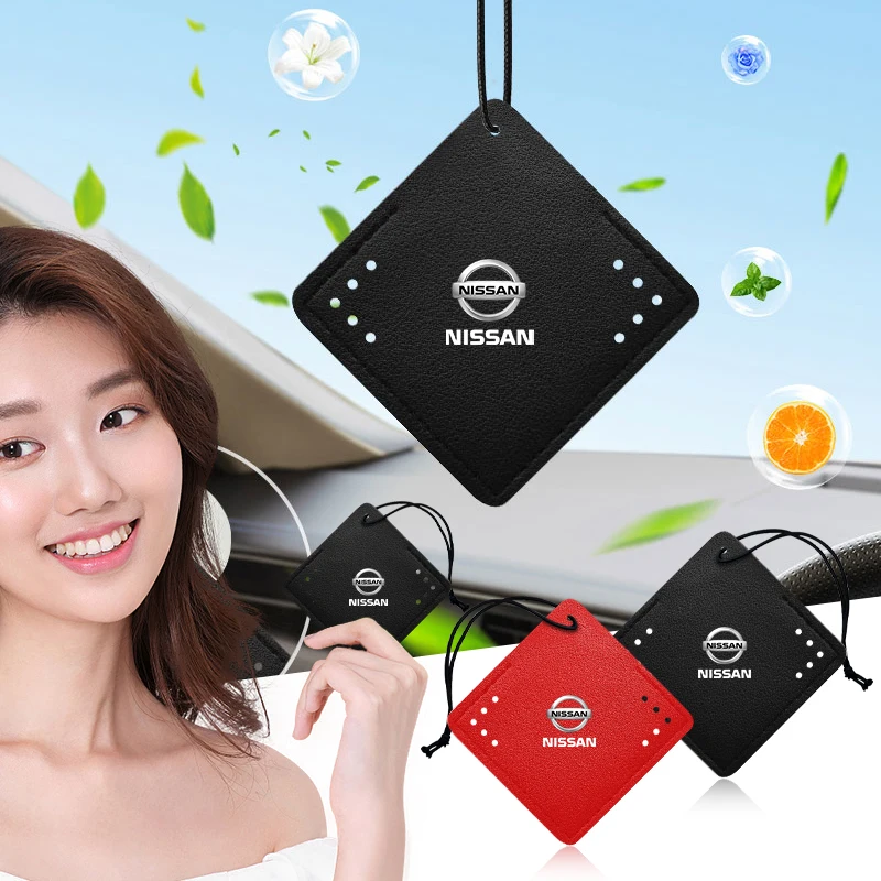 Car Interior Pendant Aromatherapy Room Deodorant Sachet For Nissan Nismo GTR Tiida Sylphy Teana X Trail T30 Wheel Center Caps