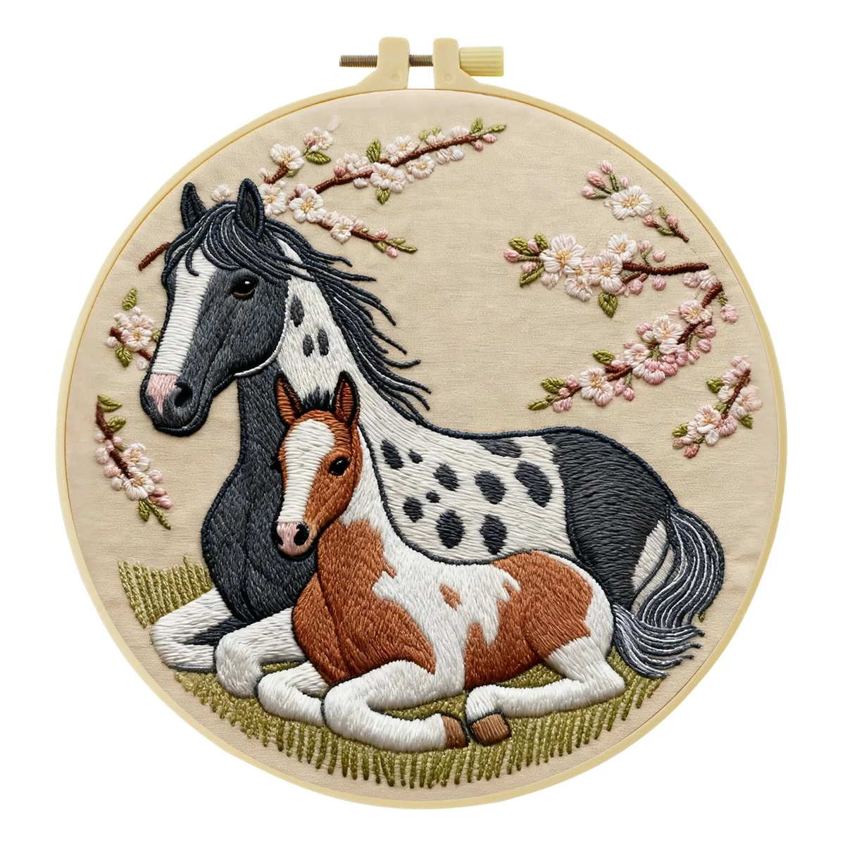 Neues DIY Tier-Stickerei-Set für Anfänger, Heim-Nähhandarbeits-Kit, Stickerei-Set, Geschenk-Muster, Handgemachte Dekoration – Detail 7