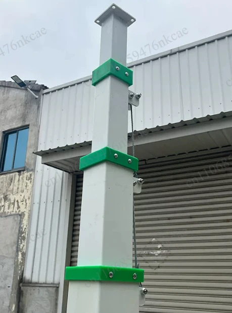 3-6 Section Retractable Galvanized Electric Winch Hydraulic Light Tower Telescopic Mast Machine