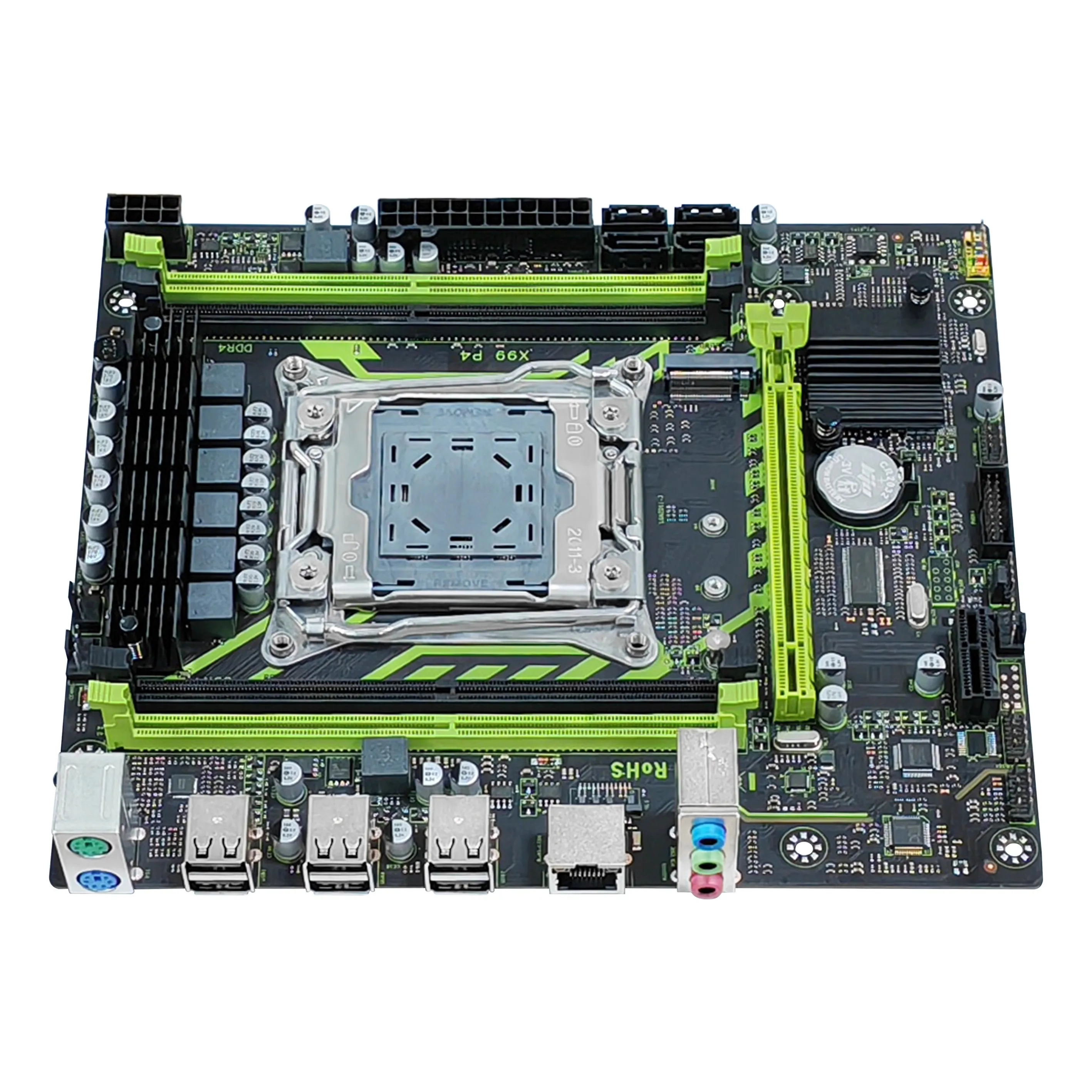 KEYIYOU X99D4M LGA 2011-3 motherboard kit xeon E5 2670 V3 Kit And DDR4 16GB 2133MHz  memory X99 Motherboard