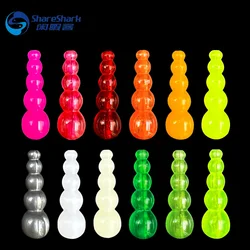 50 PCS Stacked Fishing Beads Trout Tapered Lure Beads Making Walleye Spinner Rig Inline Spinner Beads Fishing Tools