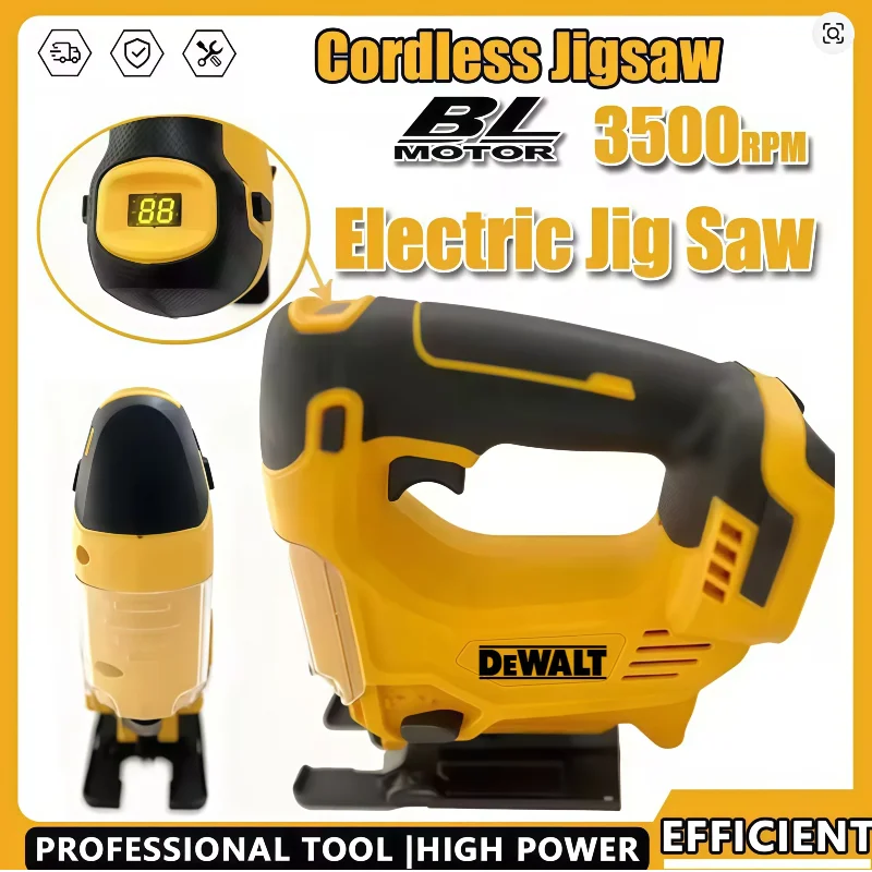 

Многофункциональный портативный электрический лобзик, совместимый с Dewalt, для резки дерева, на аккумуляторах 18В/20В