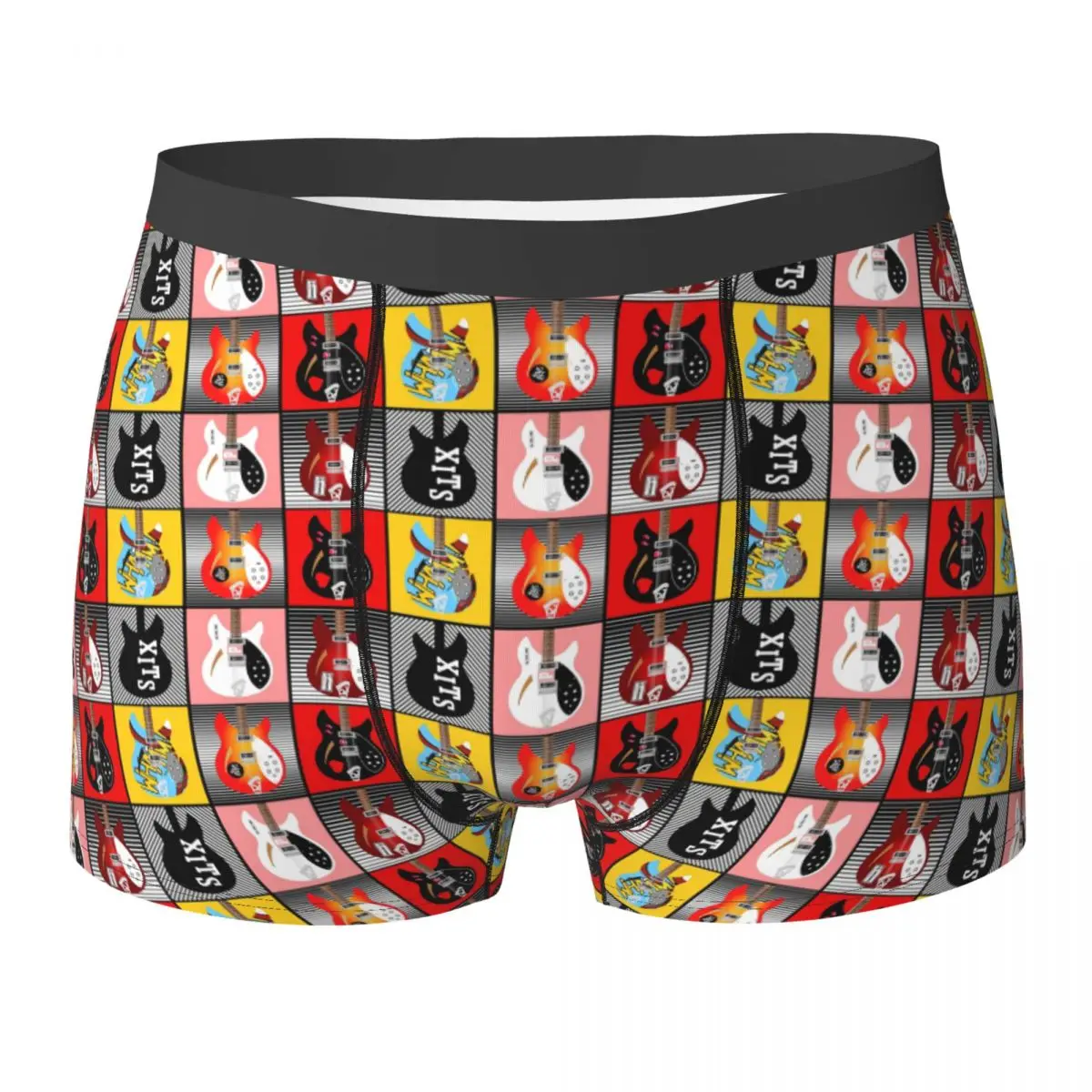 

Boxer Underpants Shorts Paul Weller's Rickenbackers Panties Male Soft Underwear for Homme Man Boyfriend Gifts