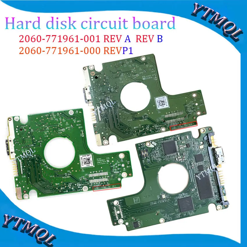 1 szt. WD5000BMVW WD10JMVW / HDD PCB USB 3,0/2060-771961-001 REV A 2060-771961 REV B 2060 771961 001 / 771961-F01 101 G01