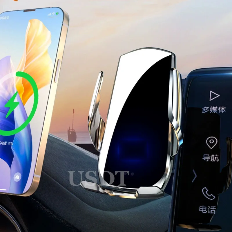 Car Navigation Screen Phone Holder Bracket Base fit for Toyota RAV4 XA50 2019 2020 2021 2022 2023 8\