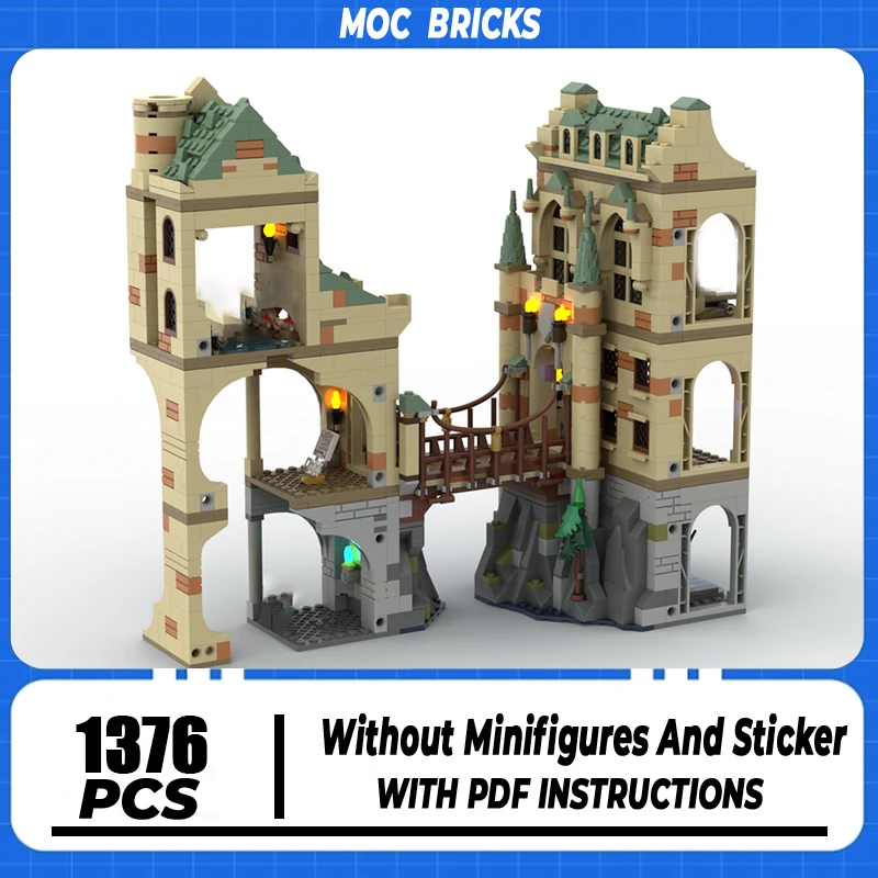 Popular Movie Model Moc Building Blocks The Suspension Bridge Model Technology Brick DIY Assembly Construction Toy Holiday Gifts