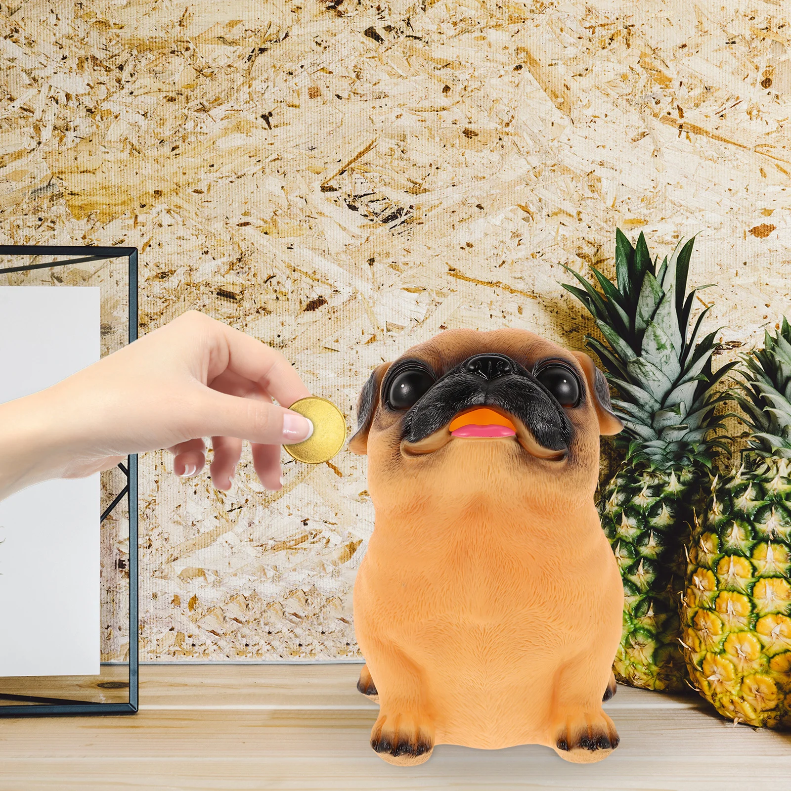 愛らしい犬の貯金箱、子犬のお金貯めポット、子供、男の子、女の子向け、かわいい動物の貯金箱、幸運の家の装飾