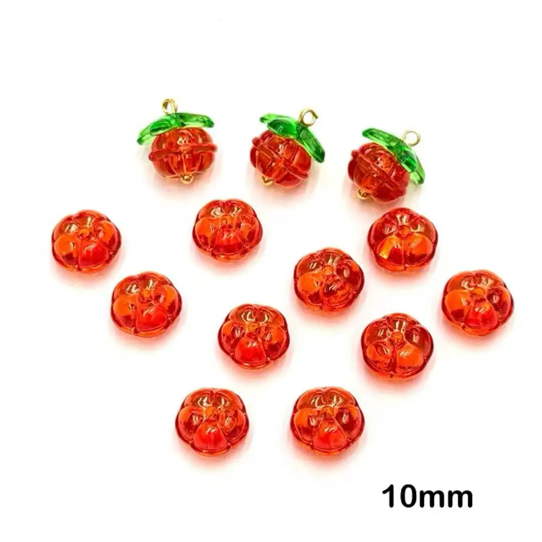 50 Stück 11*17mm Zitronenblatt-Harz-Accessoires Charms Anhänger Handgemachter Schmuck DIY Ohrringe Halskette Schlüsselanhänger – Detail 3