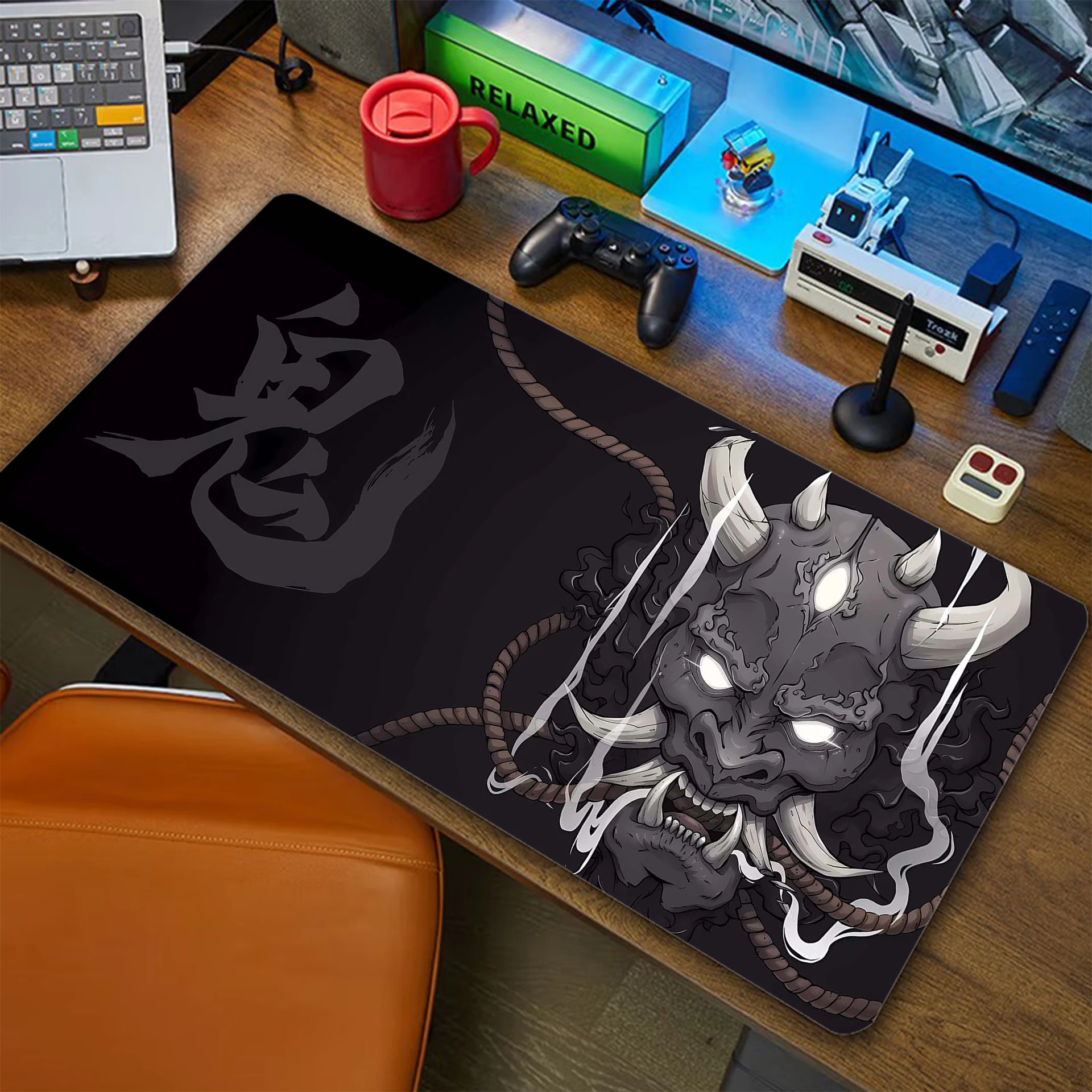 

Oni Gamer Mouse Pad Rubber Mousepads Locking EdgeSoft Mouse Mat Anti-slip Gaming Mousepad Keyboard Pads HD Print Tapis De Souris