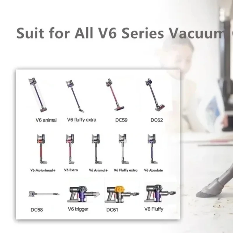 

Newest 6000/8000mAh Rechargeable Battery for Dyson V6 Series SV06 DC62 18650 High Quality Lithium-ion Rechargeable Battery