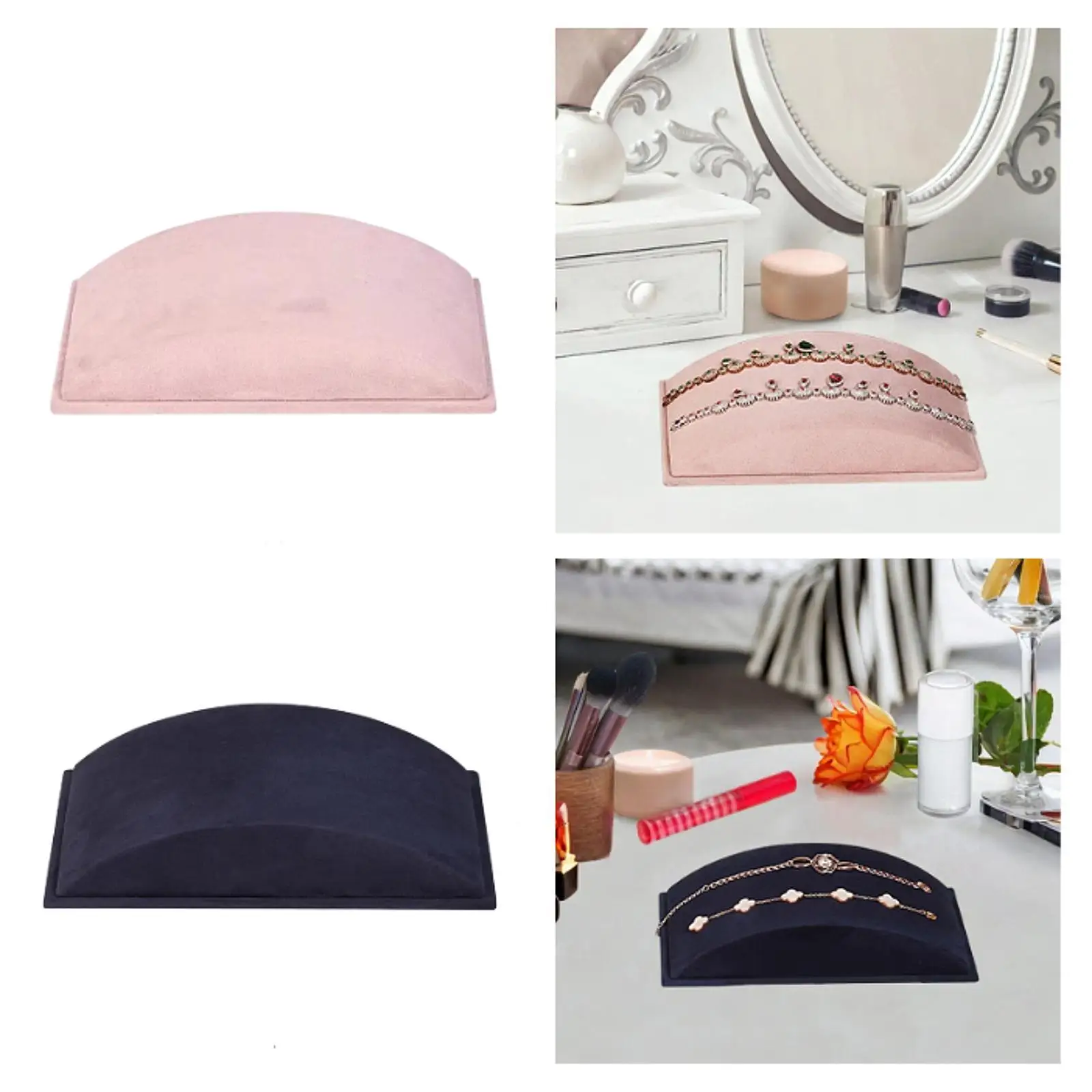 

Поднос для демонстрации ожерелья из бархата для торгового центра, выставка домашних ювелирных изделий