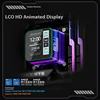X-GAMERX S360 ホワイト/ブラック ARGB オールインワン LCD スクリーン AIO 液体冷却水冷ラジエーター 5V 3PIN ARGB ファン CPU 液体クーラー 4