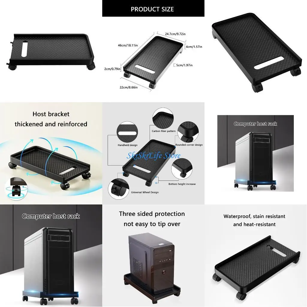 

Тележка держателя башни портативного компьютера из углеродного волокна E65E с высокой грузоподъемностью 20 кг
