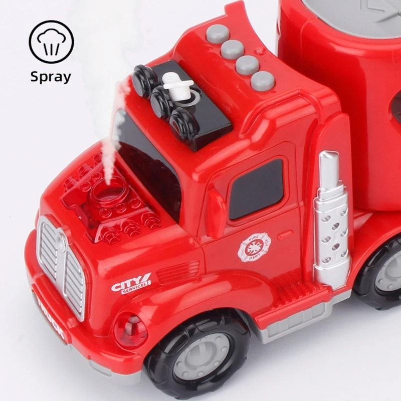 어린이를위한 C9GB Missing Construction Car Toy는 유아 재미를위한 안전한 플라스틱 음악으로 상상력과 훌륭한 모터 기술을 개발합니다.