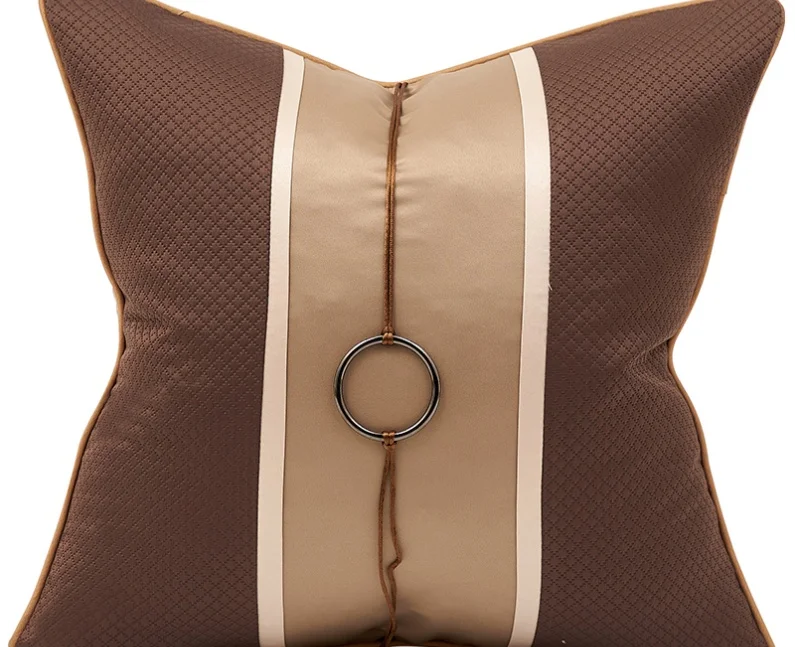 

Древний китайский стиль, темный кофейный чехол для дивана, жаккардовый светильник кофейного цвета, наволочка с вышивкой в стиле ретро