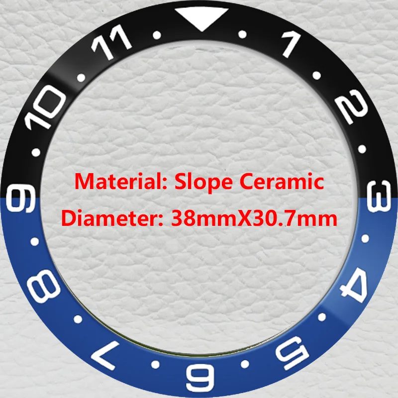 Mod 38mmX30.7mm Anello inserto lunetta in ceramica NH35 adatto per orologi subacquei da uomo impermeabili 20ATM Accessori parti personalizzate