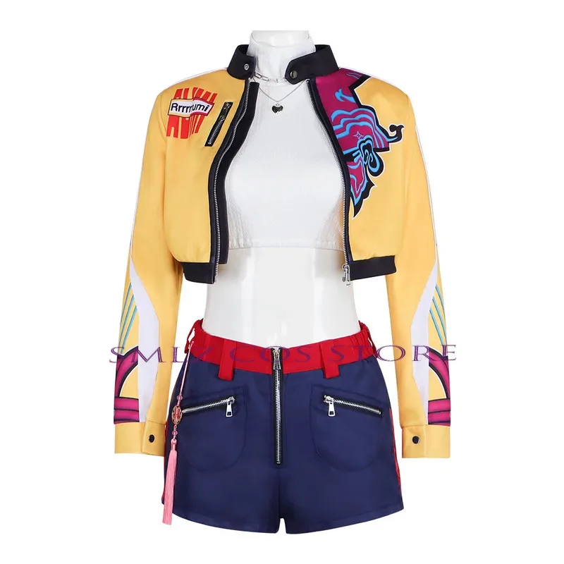 

AIAI 20252025 Movie Devil Hunters KPOP Girl Group Mira Zoey Rumi Cosplay Colorful Uniform Halloween Party Sexy Outfit fo