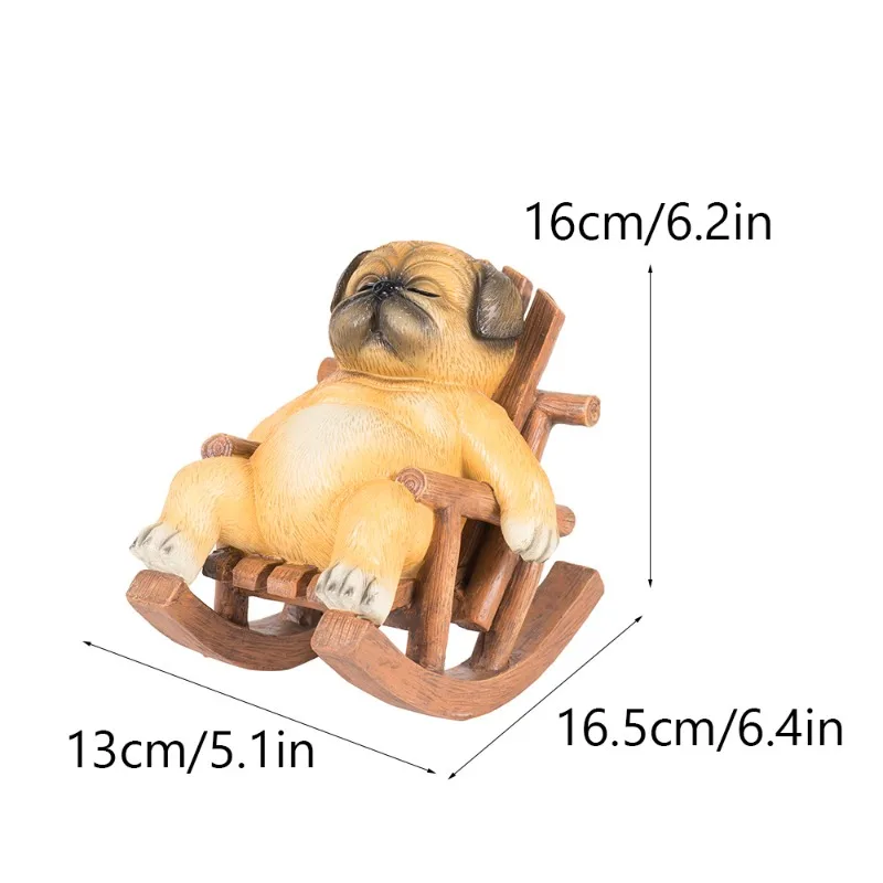 2025 جديد كرسي القط الكلب الحيوان الراتنج الديكور للمنزل مكتب شفاء سطح المكتب هدية الديكور ديكور نموذج سيارة الحلي