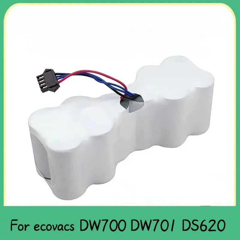 3500mAh pour Ecovacs DW700 DW700-WR DW701 DS620 Chr78 Balayeuse Batterie