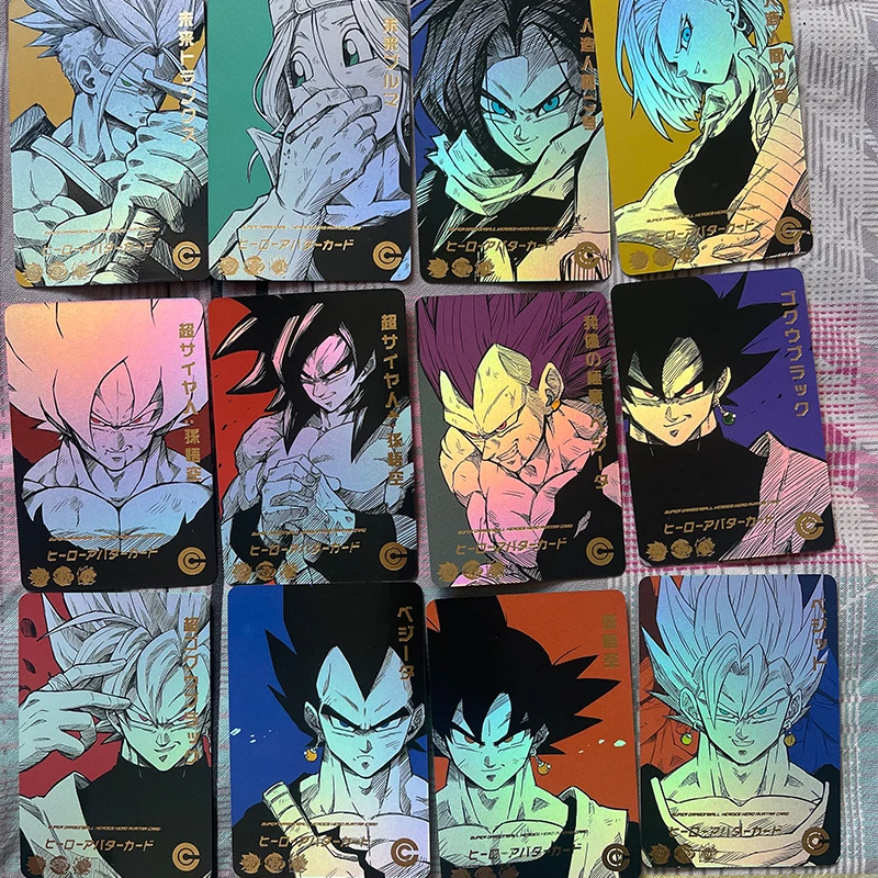 Dragon Ball DIY CARDS HOMEMADE Monkey king krillin Kame Sennin Bulma Christmas Birthday Gift Collection Cards Yamcha