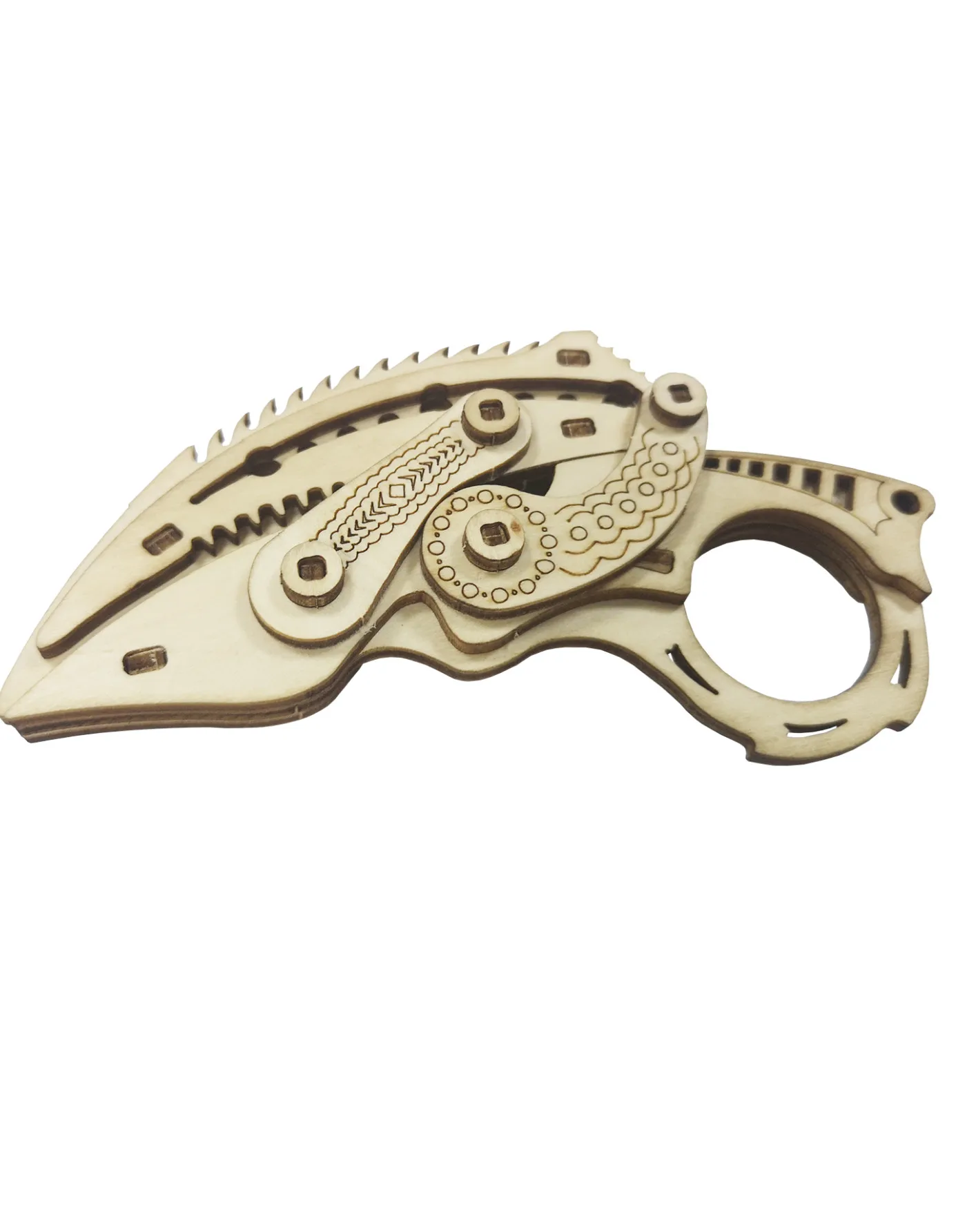 Rompecabezas de madera 3d para niños, kits de modelos de catapulta, sable, estéreo 3D, regalo de cumpleaños hecho a mano, mayores de 14 años