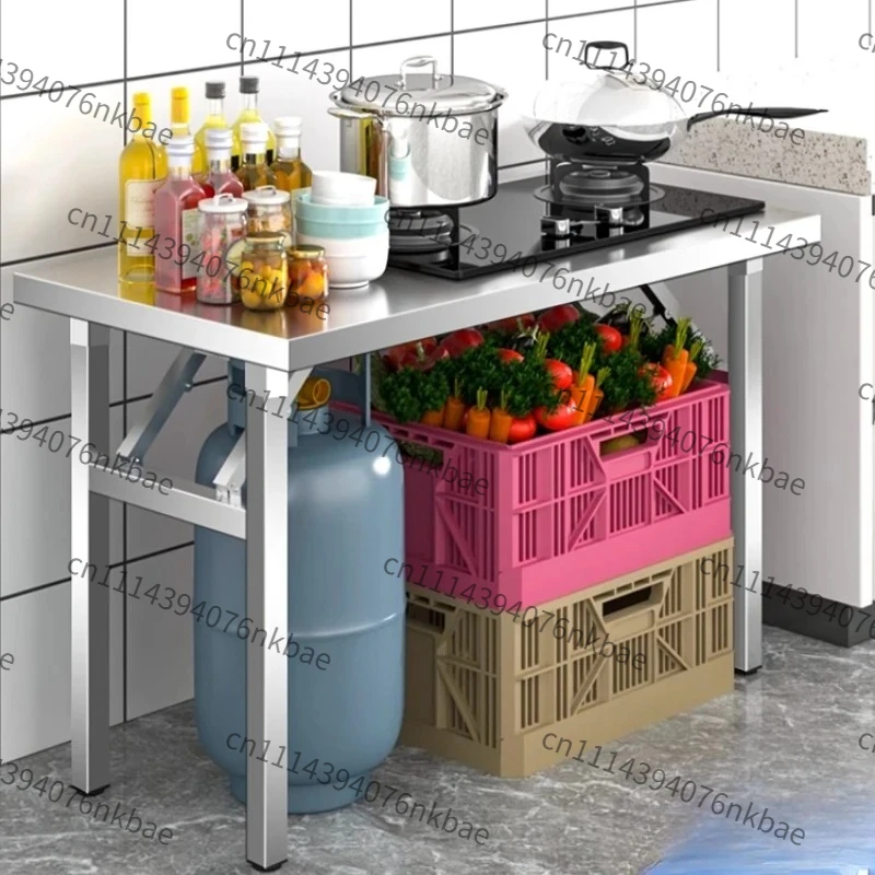 Multifunctional Folding Table, Metal Waterproof Space Saving Dining Table for Apartment Outdoor Camping