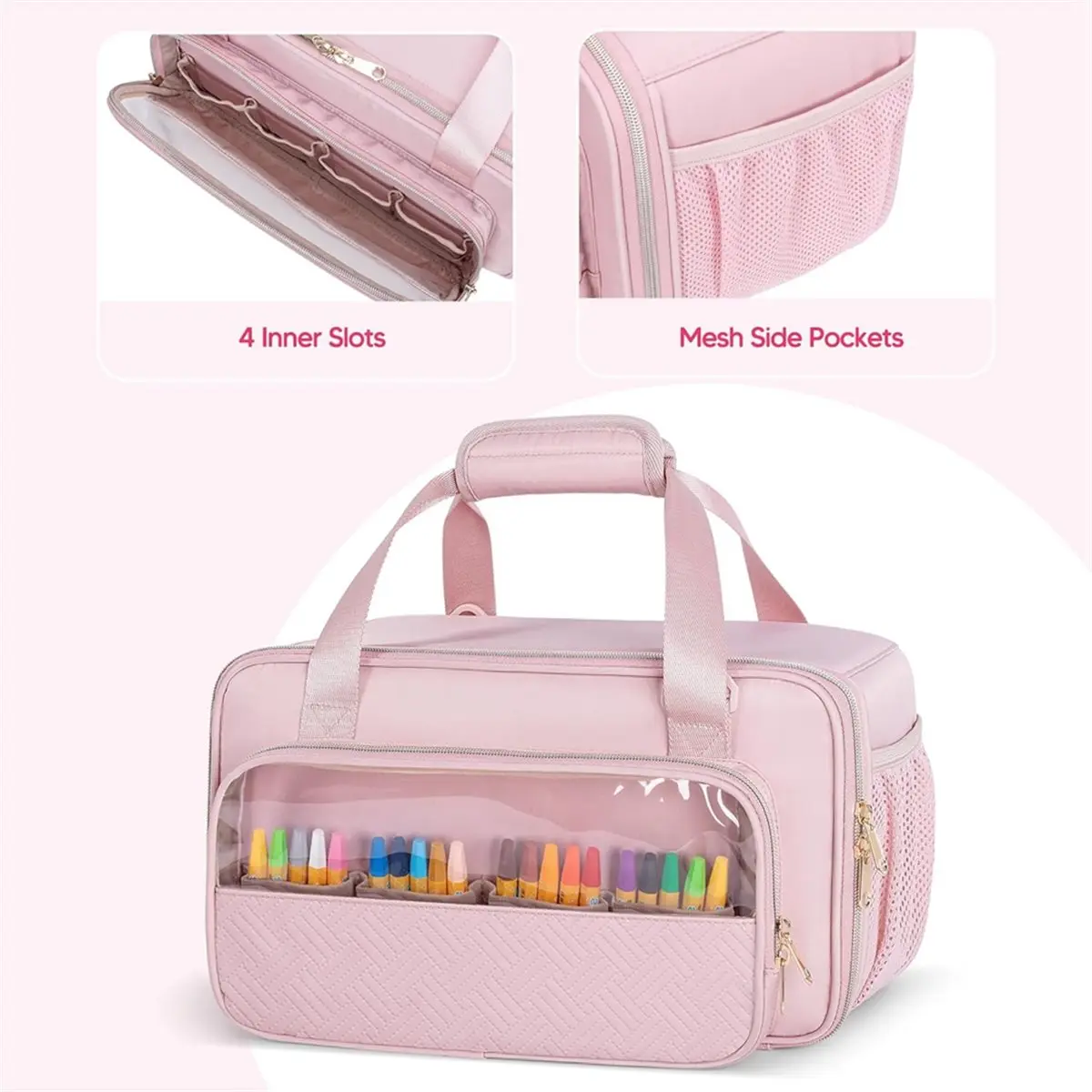 2026 New Tool Marker Organizer Case Holding Up to 216 Markers, Marker Storage Carrying Bag, Marker Holder with Shoulder Strap