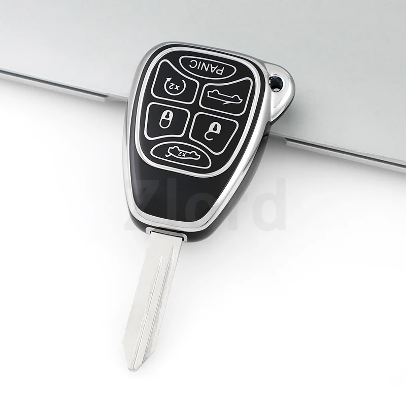 Coque de clé de voiture à distance pour Dodge pyramDurango, 6 boutons, Jeep Grand TraffFor, fusible 300, accessoires Aspen