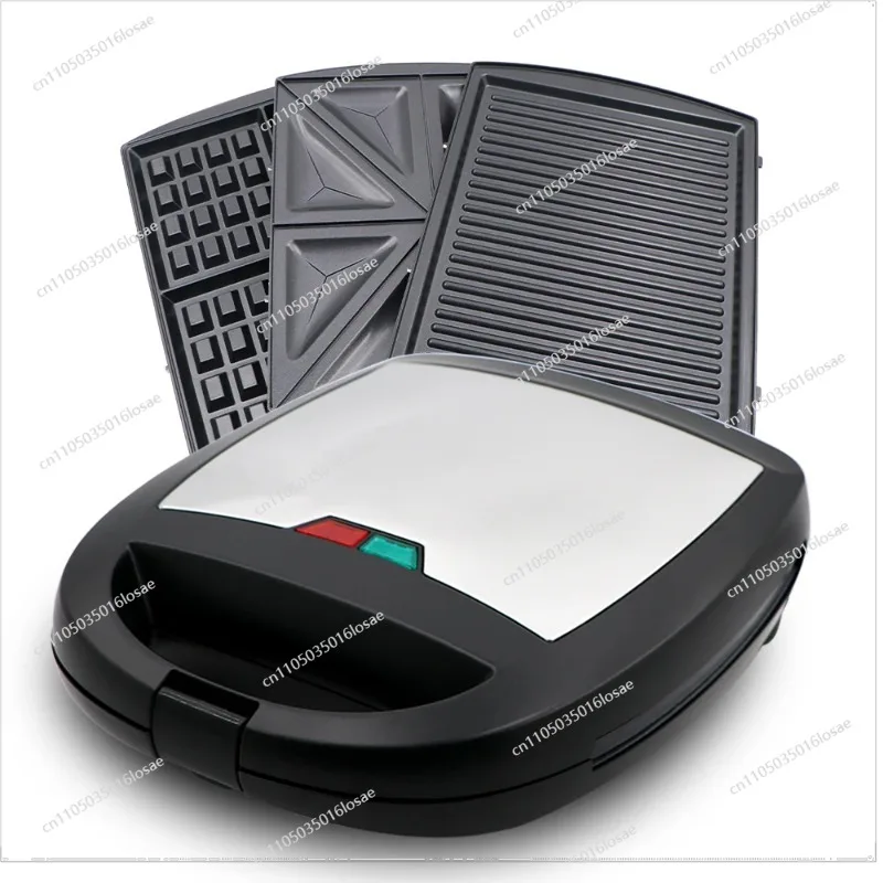 

Kitchen Appliances 3 in 1 Detachable Sandwich Maker Waffle Panini Maker 4 Slices Breakfast Maker Machine