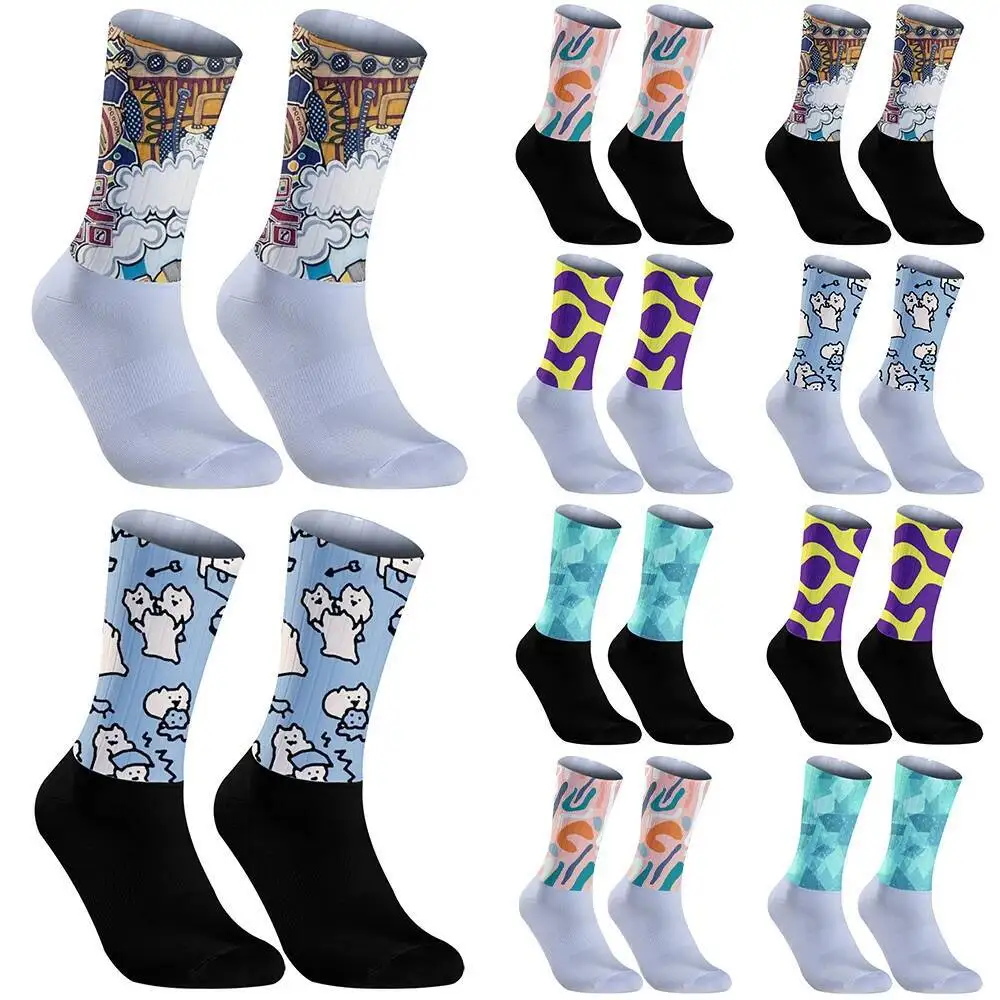 

Anti Slip Seamless Cycling Socks Bike Socks 2024 New Summer Bicycle Outdoor Sport Socks