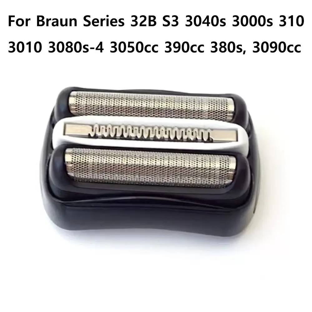 32B Replacement Head Shaver Part Accessories for Braun Series S3 3040s 3000s 310 3010 3080s-4 3050cc 390cc 380s, 3090cc Etc