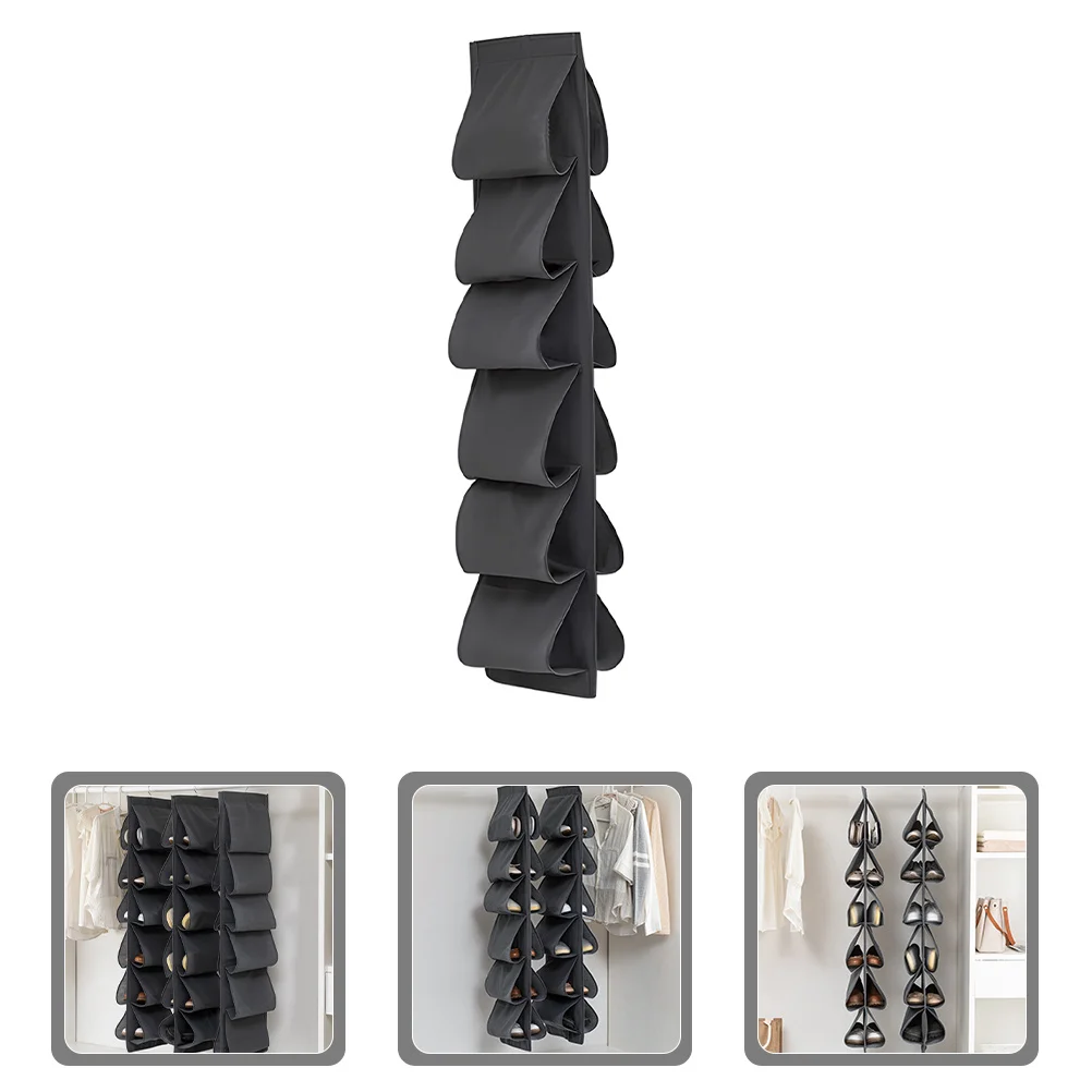 

Multi-Tier Hanging Closet Organizer Bag for Shoes Towels Underwear Pants Storage Wall Hanging Storage Bag for Bedroom Kitchen