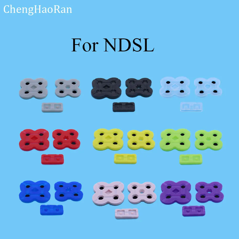 

1 piece Conductive Rubber Button Pad 3 in 1 Replacement Part For DS Lite For NDSL Silicone Buttons