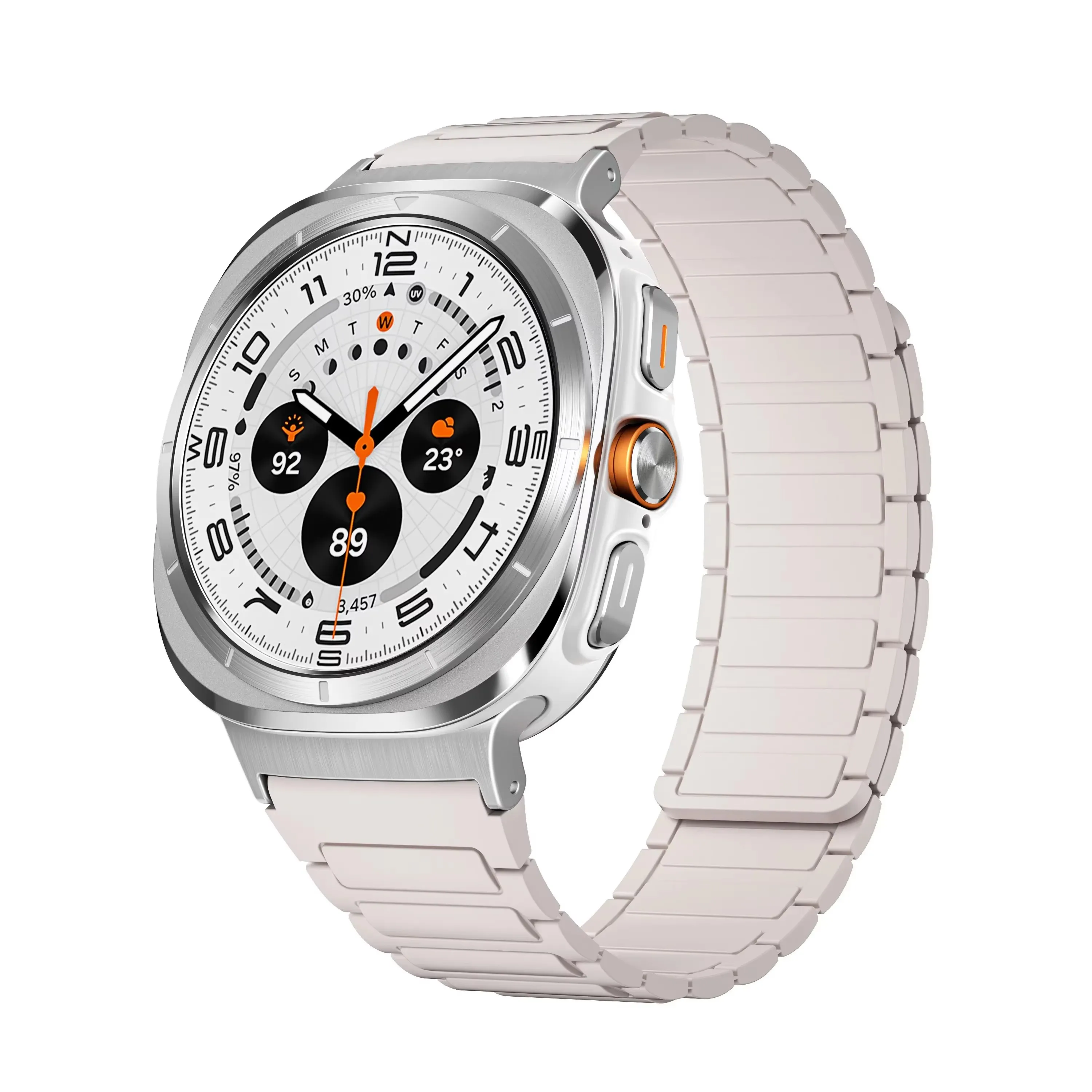 Magnetisches Armband für Galaxy Watch Ultra 2, Silikon-Uhrenarmband für Samsung Galaxy Watch Ultra 47mm, Zubehör ﻿ – Detail 2