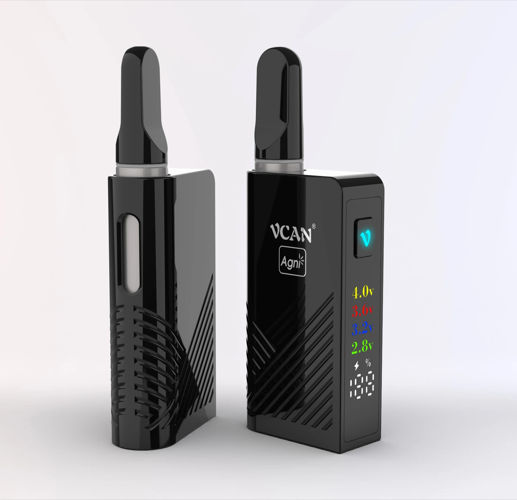 Ecpow Store 510 موضوع 350mah بطارية التسخين المسبق الجهد المتغير صالح خرطوشة CBD النفط السميك مع شاحن نوع C #2