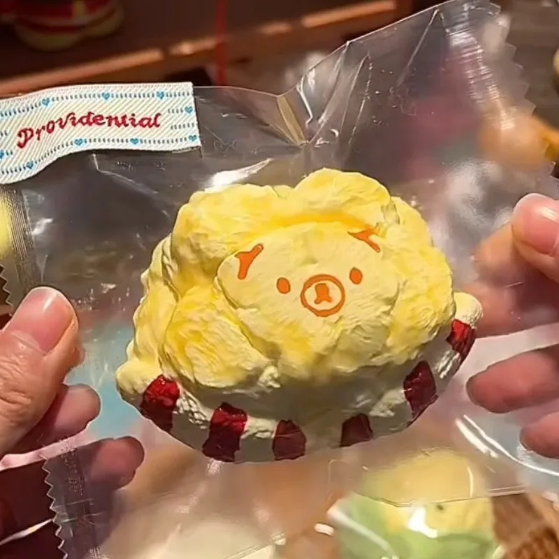 ：Adorable Rilakkuma Vegetable Theme Handmade Squishies Slow Rebound Fidget Toy Stress Release Present
