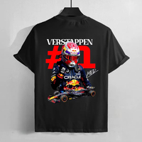 Nieuwe Zomer Max Verstappen Los Katoenen Met Ronde Hals Voor Heren En Dames Men's Women's Short Sleeve O Neck Cotton Tee