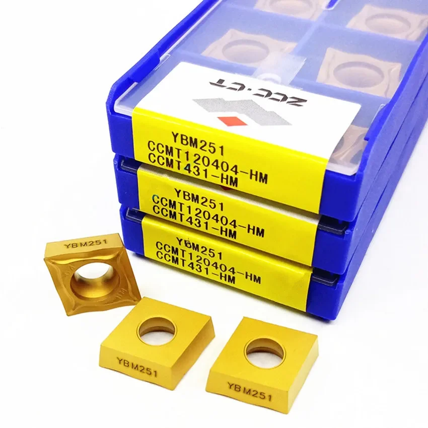 

ZCC.CT CCMT120404-HM YBM251/CCMT120408-HM YBM251/CCMT120404-TC YB7315/CCMT120408-HM YB6315/CCMT120408-HM Твердосплавные пластины YBG202